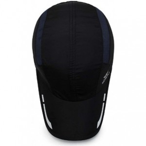 Baseball Caps Breathable Outdoor UV Protection Cap Lightweight Quick Drying Summer Sports Sun Caps - Yd06-navy Blue - CG18THN...