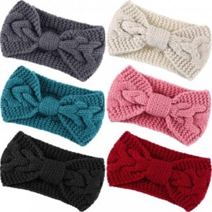Cold Weather Headbands Headbands Knitted Warmers Suitable - Multi-color Knot Style - CJ192M80UNC $21.24