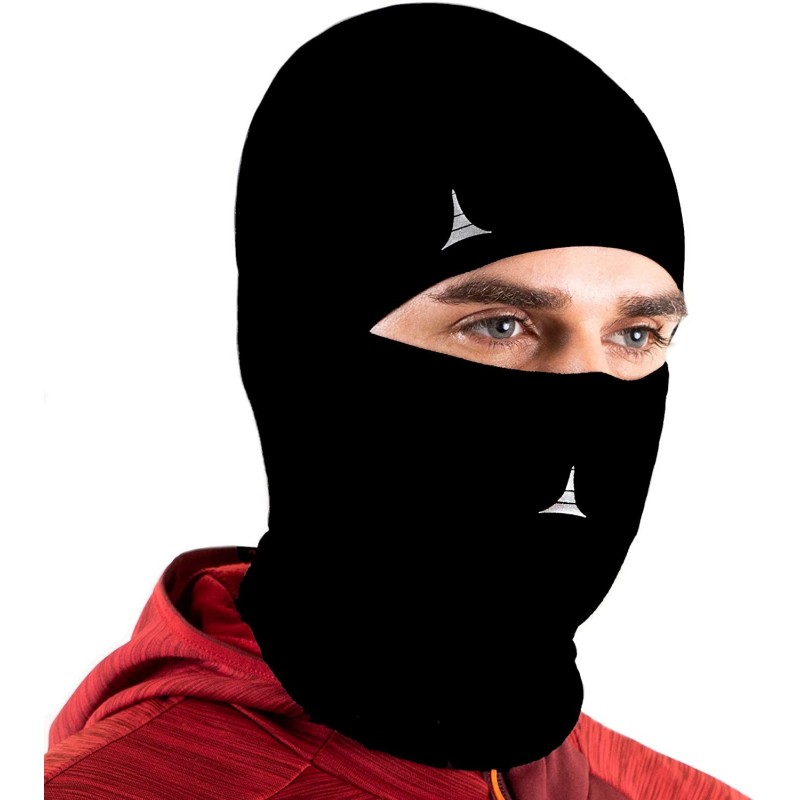 Balaclavas Balaclava Face Mask + Skull Cap Helmet Liner Anti Dust- Wind& Sports Fleece Pack - American Black - C4196YAUM46 $3...