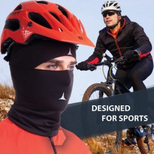 Balaclavas Balaclava Face Mask + Skull Cap Helmet Liner Anti Dust- Wind& Sports Fleece Pack - American Black - C4196YAUM46 $3...