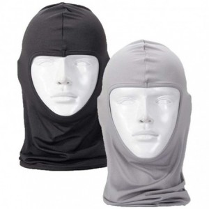 Balaclavas Balaclava Face Mask Windproof Ski Mask Face Cover for Cold Weather - Dark Grey+light Grey - CB192SCQ29W $28.26