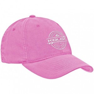 Baseball Caps Classic Cotton Dad Hats. Low Profile Adjustable Caps - Pink/W - CE12MCQ0N0N $31.84