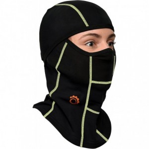 Balaclavas Tactical Balaclava and Motocycle Face Mask- Black and Green - Black/Green - CT11WIEUN05 $29.21