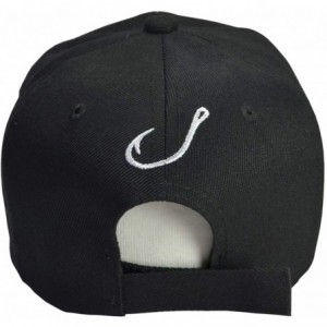 Baseball Caps Outdoors Fishing Hats (20+ Styles) Bite Me- Bass- Trout - Kiss My Bass Black - CB11P84JSGR $22.97