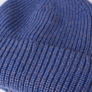 Skullies & Beanies Cuffed Beanie Skull Knit Hat Soft Warm Winter Hat Knit Men Women Plain Cuff Ski Skull Cap - Mix Blue - CL1...