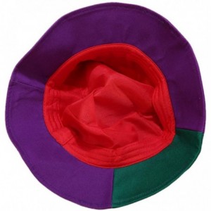 Bucket Hats Women Girls Cotton Leopard Print Reversible Bucket Hat Summer Double Sides Packable Hat for Outdoor Travel - CU18...