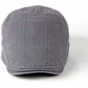 Newsboy Caps Flat Cotton Newsboy Cap Ivy Gatsby Cabbie Hats for Men Women - 2 Pack-a - CI18SRWK0I5 $29.74