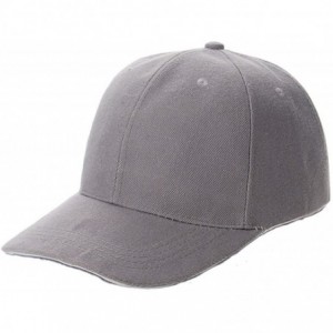 Baseball Caps Plain Baseball Sport Cap Blank Curved Visor Hat Solid Color Adjustable - J - CX12IC9LAPF $10.47