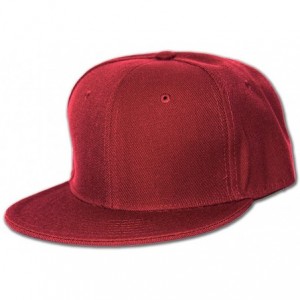 Baseball Caps Blank Baseball Hat - Maroon - C8112BXZYZ7 $19.19