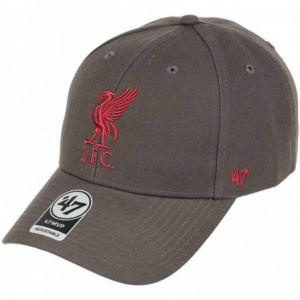 Baseball Caps Brand Relaxed Fit Cap - MVP FC Liverpool Charcoal - C5186WT48M9 $97.14