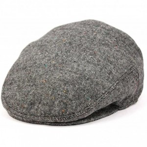 Newsboy Caps Men's Premium Wool Blend Classic Flat Ivy Newsboy Collection Hat (Medium- Grey2150) - CY12NUR3I9A $27.26