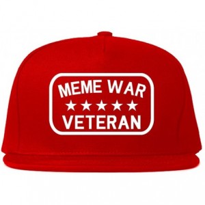 Baseball Caps Meme War Veteran Mens Snapback Hat - CG18EKU8RGN $37.75