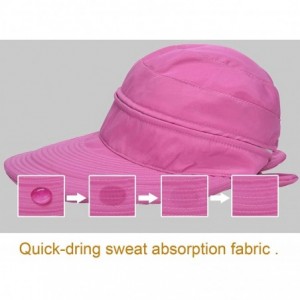 Sun Hats Women UPF 50 UV Sun Protection Convertible 2 in 1 Visor Beach Golf Hat - Beige - C01802YQ7QL $27.39