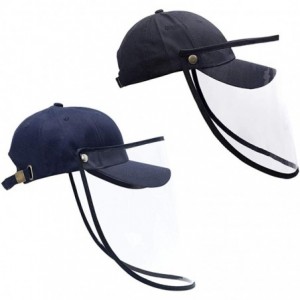 Baseball Caps Baseball Hat- Bucket Hat Men & Women- Fashion Sun Hat UV-Proof - P-black+navy Blue - CG198UKLSHC $29.58