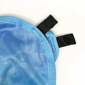 Sun Hats Sun Protection Hat Shade Attachment with SPF 45+ & Cooling Fabric - Open Water - CP18U6ITU2H $34.14