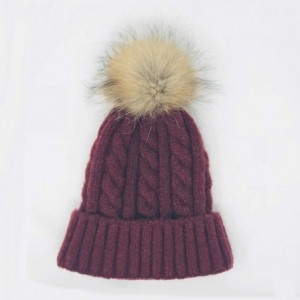 Skullies & Beanies knife Knitted Winter Snowboarding Slouchy - Wine Red - CQ18IWD0WXK $10.83