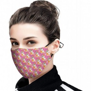 Balaclavas Anti Pollution Dust Mouth Printed Adult Face Cover Muffle with Adjustable Earloop Face Cover for Women Men - C9197...