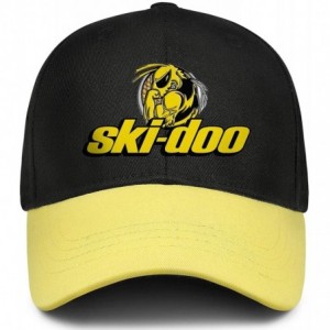 Baseball Caps Mens Womens Baseball Cap Fashion Ski-Doo-Racing-Logo- Adult Adjustable Baseball Cap Visor Hats - Yellow-2 - C51...