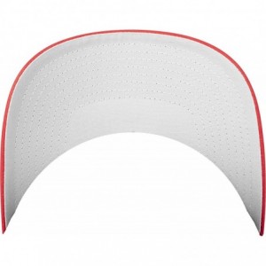 Baseball Caps Mesh Trucker Stretchable Sports Cap - Red - C711IMXQF1H $35.02