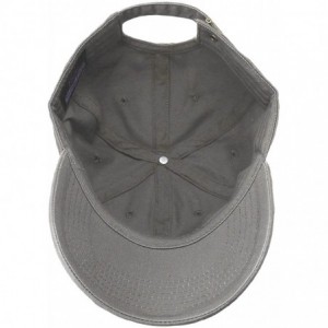 Baseball Caps Classic Baseball Cap Dad Hat 100% Cotton Soft Adjustable Size - Grey - CE11AT3RW1T $22.69