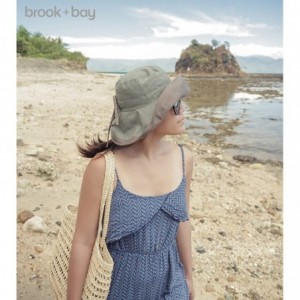 Sun Hats Outdoor Womens Sun Hat Protection - Olive Green - Cotton With Drawstring - C018E7TMSHT $24.55