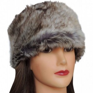 Skullies & Beanies Women's Faux Fur Brim Winter Hat- Sherpa Lined- Chunky Cable Knit- Extra Warm! - Saphire Blue - C718LEZ0W3...