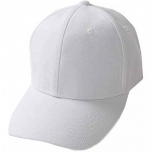Baseball Caps Unisex Hats for Summer Baseball Cap Dad Hat Plain Men Women Cotton Adjustable Blank Unstructured Soft - Z4-whit...