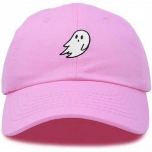 Baseball Caps Ghost Embroidery Dad Hat Baseball Cap Cute Halloween - Light Pink - C318YKS06ET $14.76