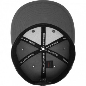 Baseball Caps Men's Premium 210 Fitted Cap - Dark Grey - CV11IMXRIDL $44.07