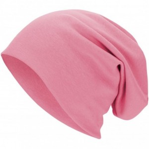 Skullies & Beanies Unisex Comfy Cotton Beanies Soft Sleep Cap for Hairloss Cancer Chemo - 4 Pack B - CG18U60O6N8 $30.33