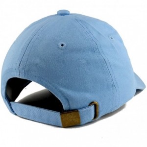Baseball Caps Slay Embroidered Low Profile Soft Cotton Dad Hat Cap - Sky - CA18D596QGW $33.40