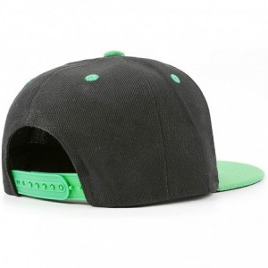 Baseball Caps Adjustable Trucker Hat Cool Street Dancing Cap - Green-3 - CG18Q443GQG $38.33