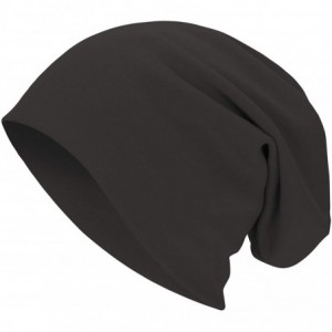 Skullies & Beanies Unisex Comfy Cotton Beanies Soft Sleep Cap for Hairloss Cancer Chemo - 4 Pack B - CG18U60O6N8 $26.36