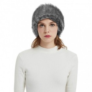 Cold Weather Headbands Headbands Outdoor Earmuffs Hairbands - Black With Gray - C418H3XHEUA $18.26