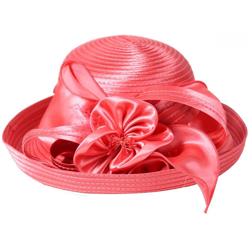 Lady Church Derby Dress Cloche Hat Fascinator Floral Tea Party Wedding ...