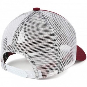 Baseball Caps Off-Road-Mountain-Deer Mesh Dad Hat Quick Drying Vintage Sun Hats Unisex Adjustable - Burgundy-75 - CH18W849LTK...