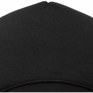 Baseball Caps Youth Mesh Trucker Cap - Adjustable Hat (S- M Sizes) - Black - CV119N21YUD $20.10