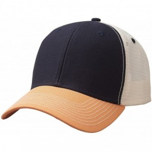 Baseball Caps Unisex-Adult Sideline Cap - Navy/White/Cantaloupe - CW18E3XGT06 $31.93