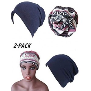Skullies & Beanies Fashion Oversized Multifunctional Headwear Slouchy Beanie Hat for Men/Women (2-Pack) - Y6 - C518LO346YY $2...