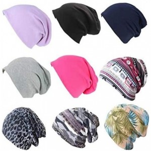 Skullies & Beanies Fashion Oversized Multifunctional Headwear Slouchy Beanie Hat for Men/Women (2-Pack) - Y7 - CP18LO36XHW $2...