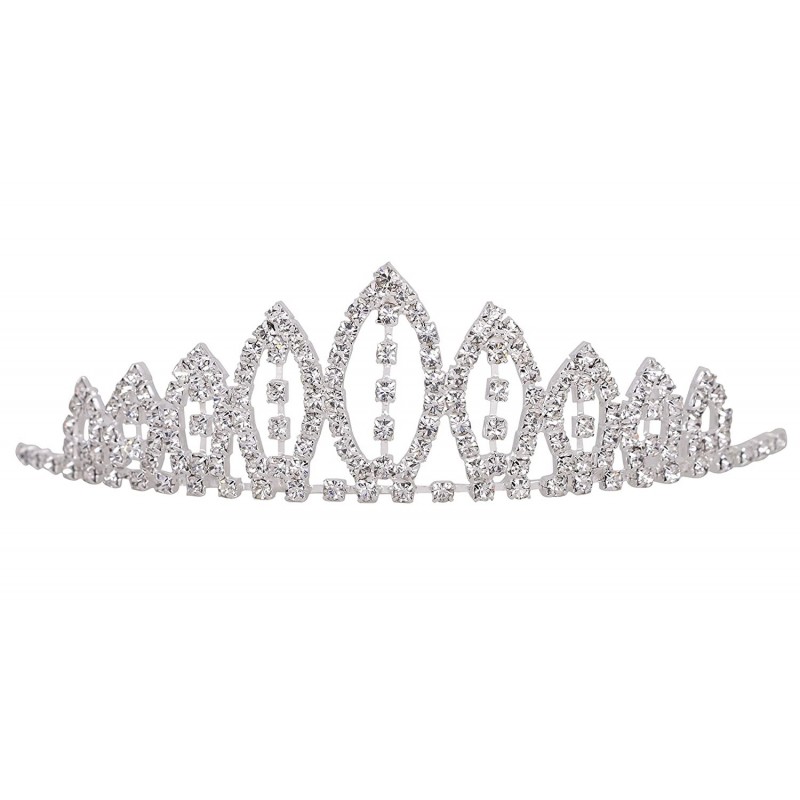 Headbands Girl's Rhinestone Tiara Crown Little Princess Sweet Hair Accessory - C512M01BJZD $18.20