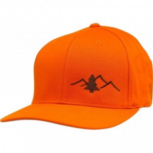 Baseball Caps Flexfit Pro Style Hat - The Great Outdoors - Orange - CK18DR3Q8UH $54.34