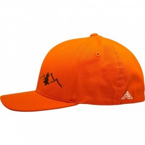 Baseball Caps Flexfit Pro Style Hat - The Great Outdoors - Orange - CK18DR3Q8UH $49.70
