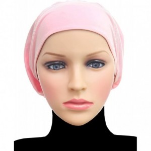 Skullies & Beanies Cotton Beanie Snood Large Hijab Chemo Cap - Purple - C4180Q9WO79 $26.55