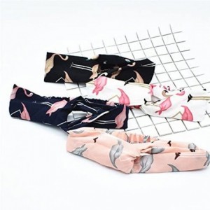 Headbands Headbands Flamingo Hairband Comfortable - Pink - CX18GZEODNW $22.17