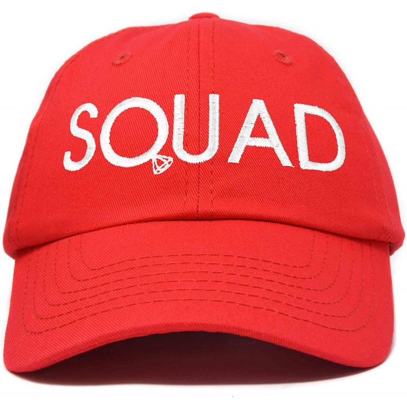 Baseball Caps Bachelorette Party Bride Hats Tribe Squad Baseball Cotton Caps - Squad-red - CA18HU9OYM7 $23.18