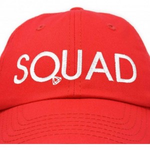 Baseball Caps Bachelorette Party Bride Hats Tribe Squad Baseball Cotton Caps - Squad-red - CA18HU9OYM7 $23.18