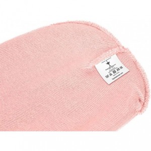 Skullies & Beanies Solid Winter Long Beanie - 12 Piece Wholesale - Light Pink - CW18YUT6OWH $54.37