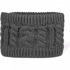 Cold Weather Headbands Twist Knit Head Band Head Wrap Warm Ear Warmer for Women Girls - Gray - CC12NV0NHEQ $16.07