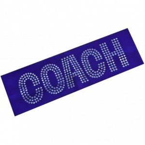 Headbands Coach Rhinestone Headband Great Gift - Purple - CM11LEHZNK7 $8.00
